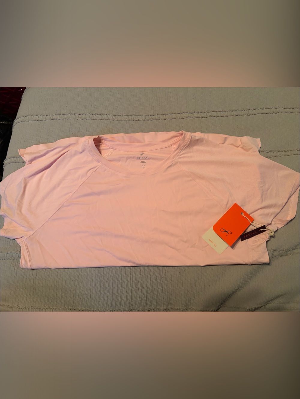 Freely W Sprint Tee in Parfait Pink